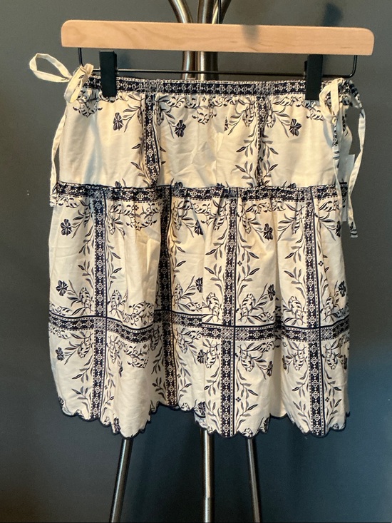 a new day Dresses & Skirts - White and Navy Floral BohoTiered Skirt